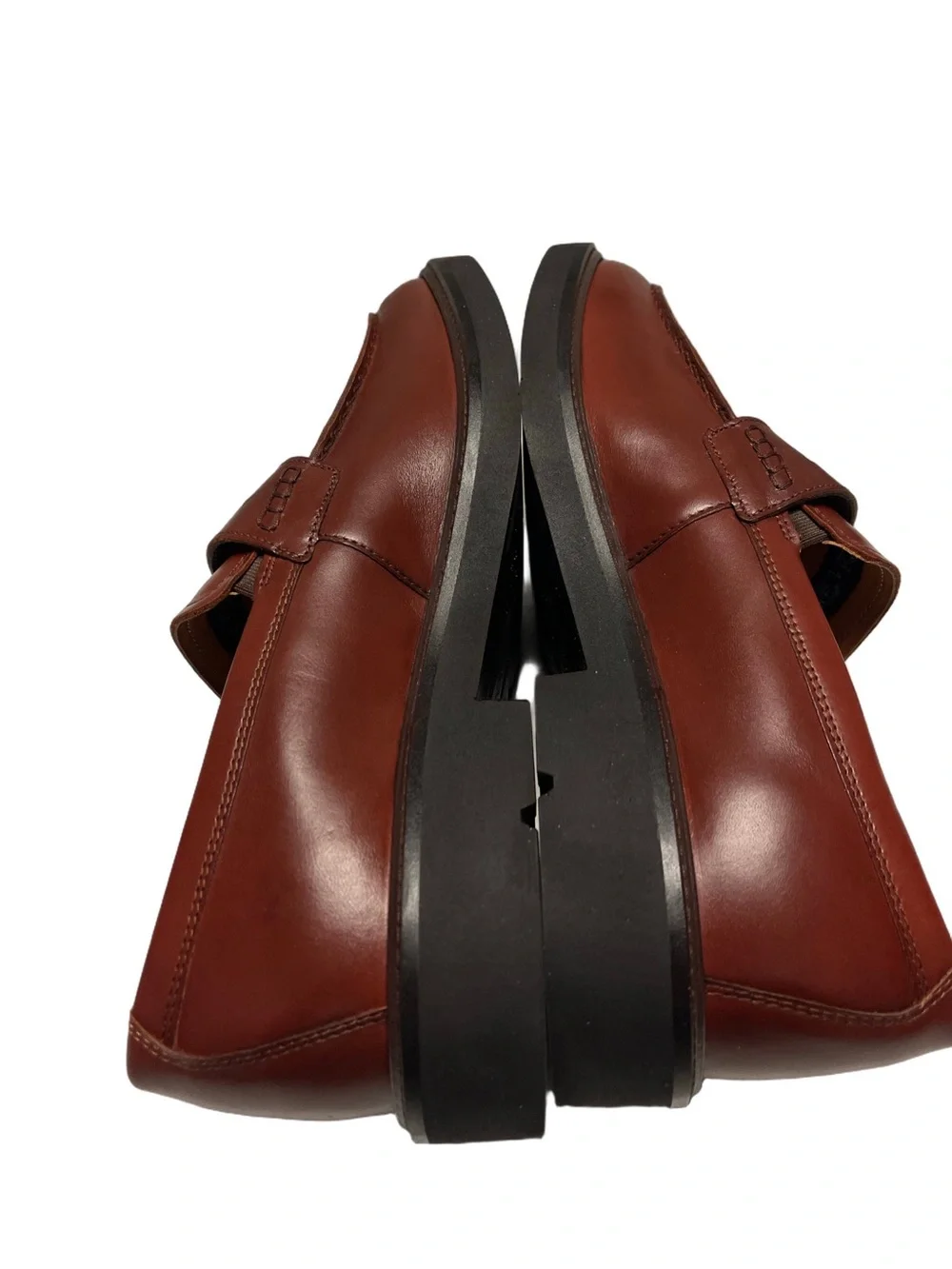 ECCO Men's Penny Loafers - Brown Leather Excellent Condition  Sz 11-11.5 (45)